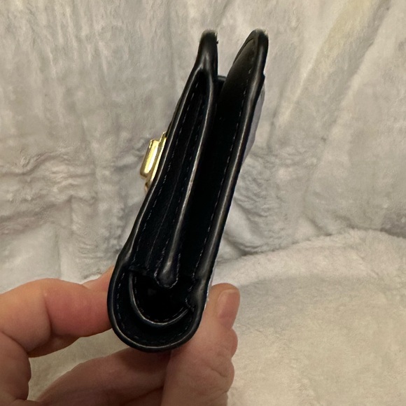 kate spade Periwinkle Textured Wallet with Gold Turn-Lock - Picture 3 of 10